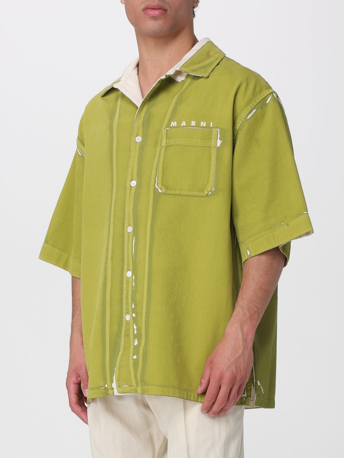 [Marni] Shirts Short Sleeve SS26 CUJU0017A2USCY64 PRV15