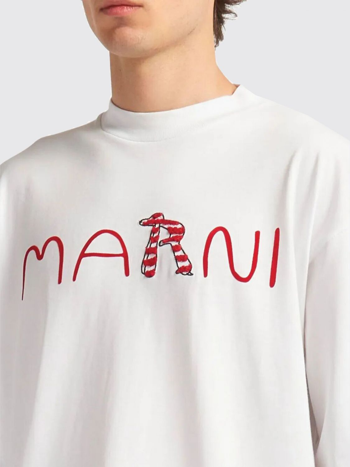 [Marni] T-shirts Short Sleeve SS26 HUMU0223S2USCY86 LOW01