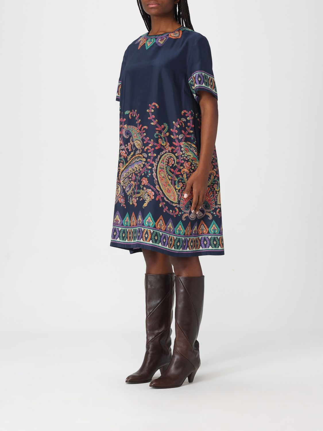 [Etro] Short sleeve dress SS26 WRHA0562AKG17 X0883