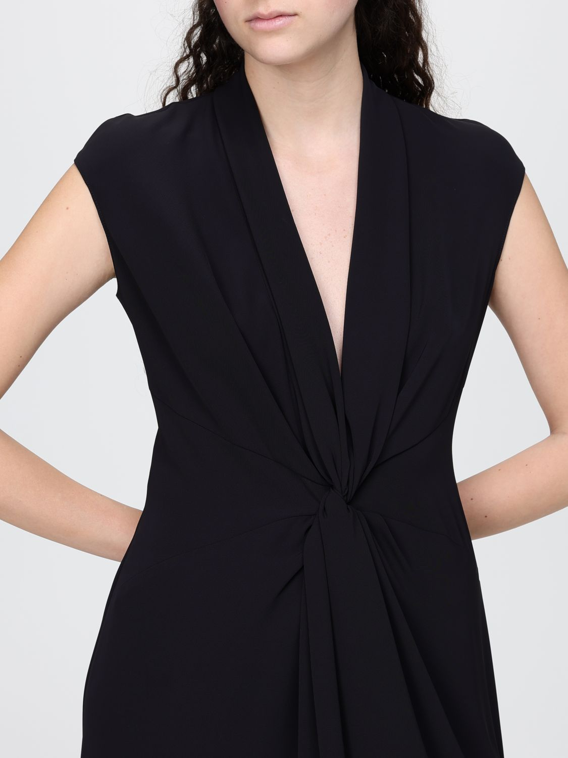 [HANITA] Sleeveless dress SS26 HV37644558 NERO