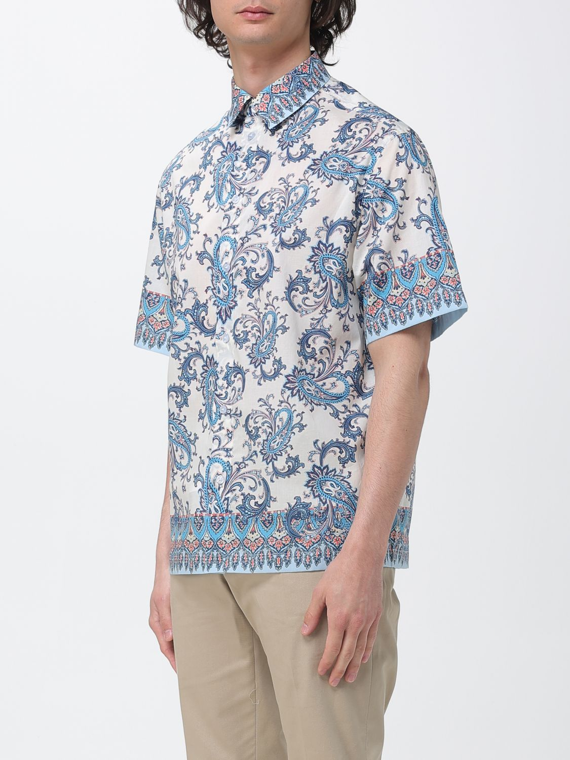 [Etro] Shirts Short Sleeve SS26 MRIC001199SP5G7 X0880
