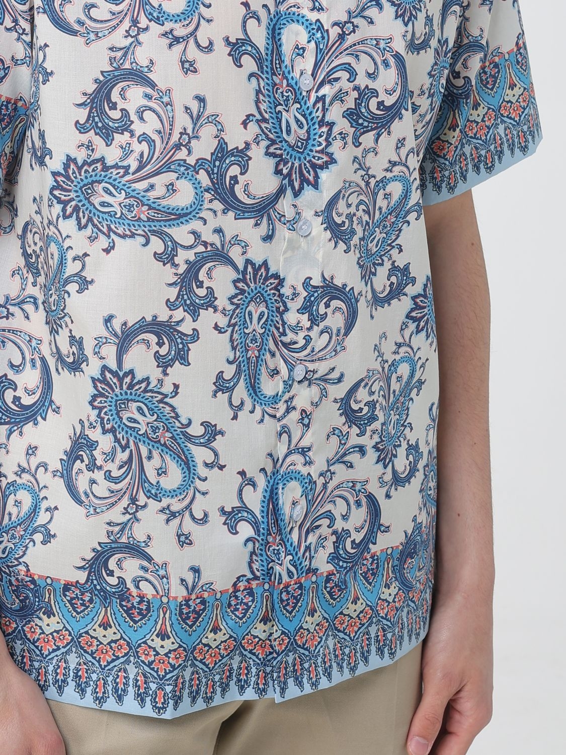 [Etro] Shirts Short Sleeve SS26 MRIC001199SP5G7 X0880