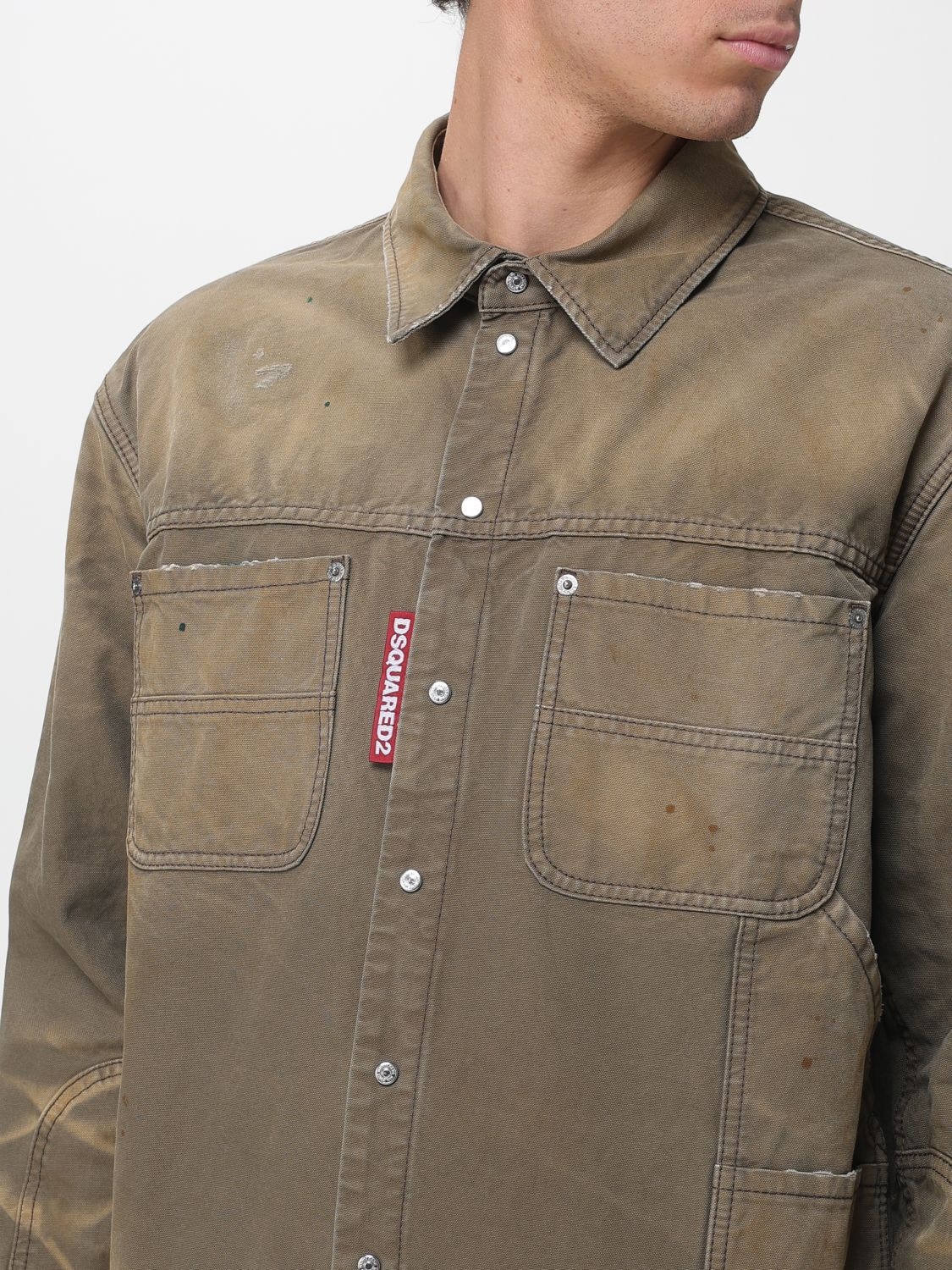 [Dsquared2] Shirts Long Sleeve SS26 S74DM1029D35106 962