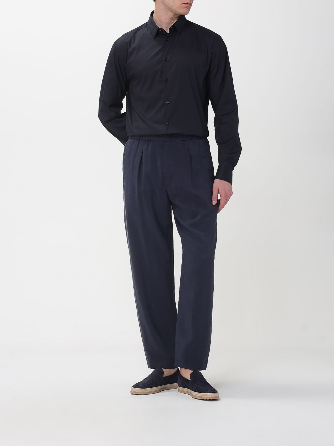 [Giorgio Armani] Shirts Long Sleeve SS26 GM000056TE11184 UB109