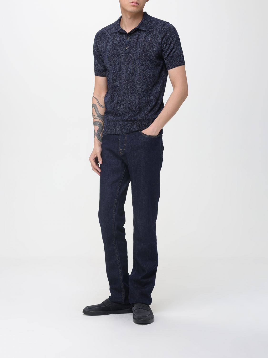 [Etro] T-shirts Short Sleeve SS26 MRKF0004AKG63 B0064