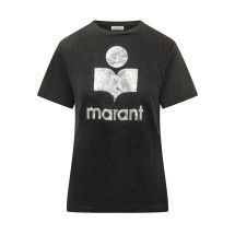 [Marant Etoile] T-shirts Short Sleeve FW26 24PTS0001FBA1N10E 01BK