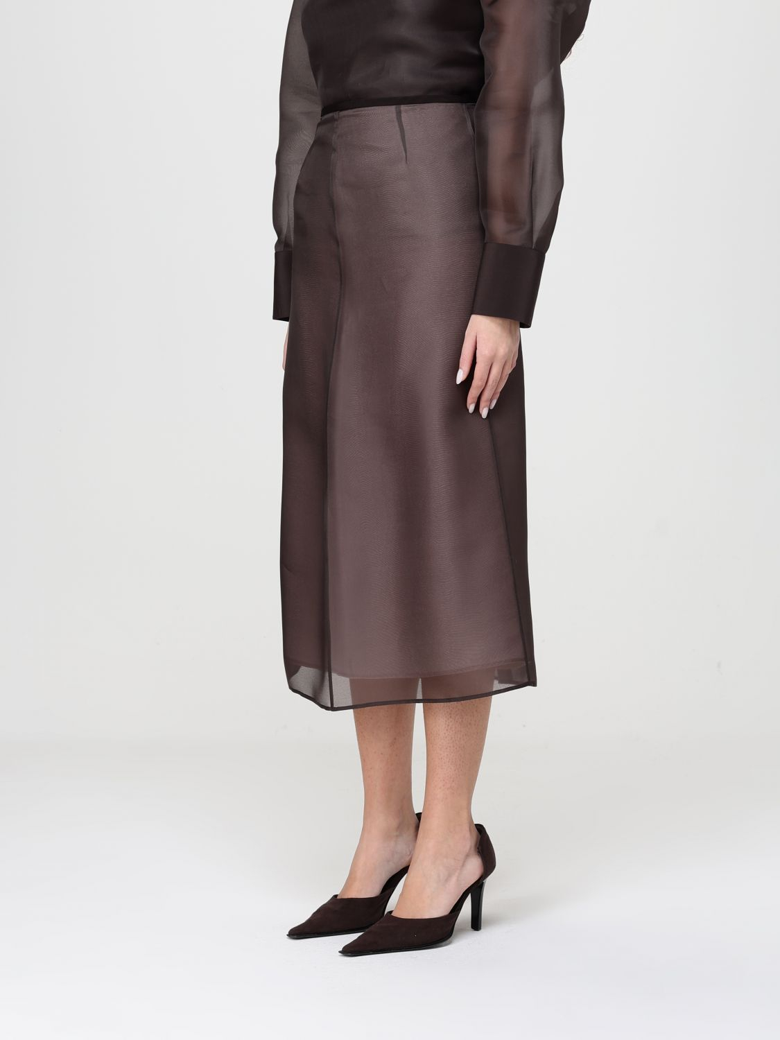 [AGNONA] Long skirt SS26 TG1110 U4117 M74