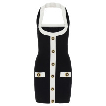 [Balmain] Sleeveless dress SS25 EF1R2390KH99EAB