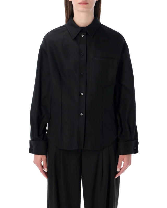 [Balenciaga] Shirts Long Sleeve SS26 872318TUP181000