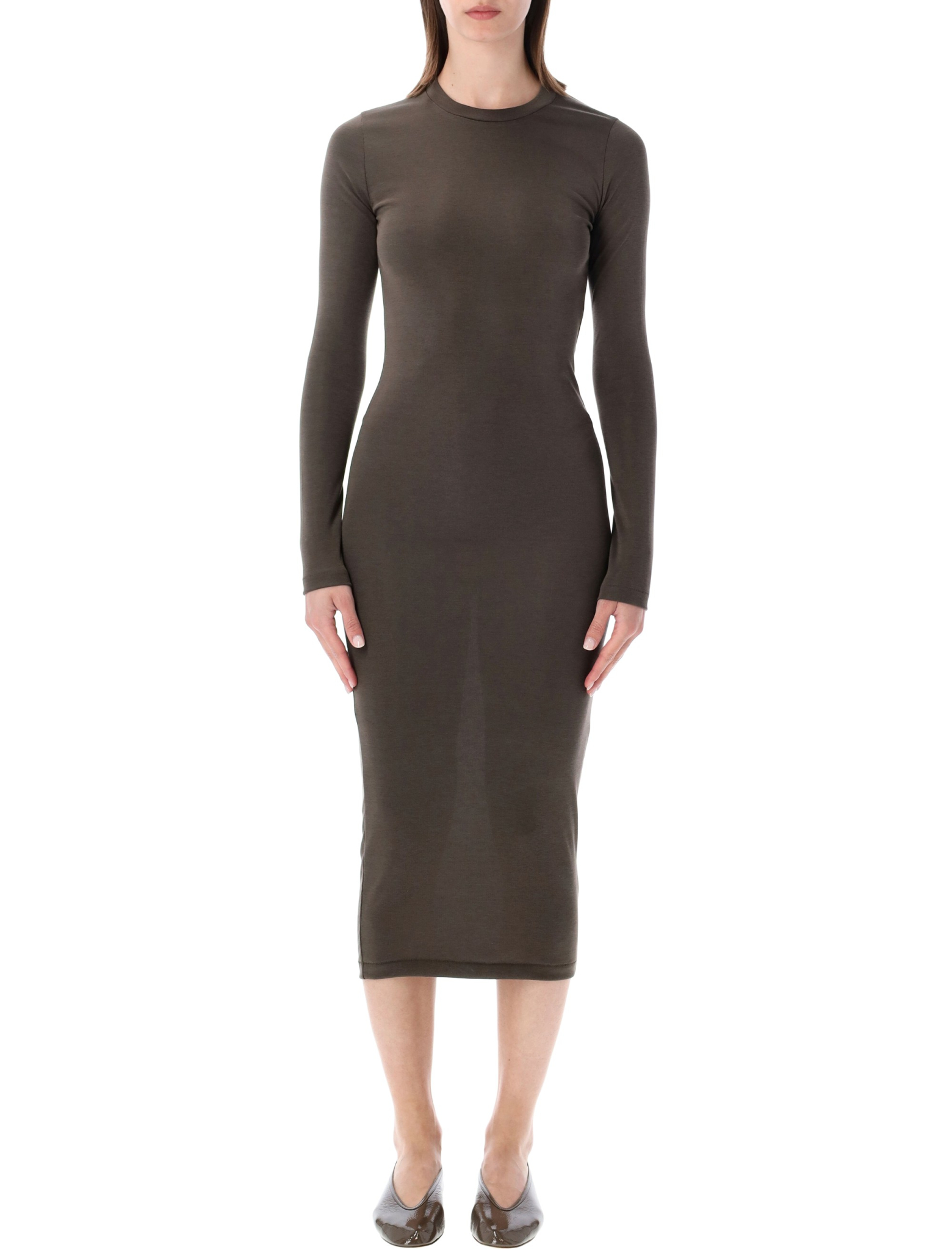 [Fear Of God Essentials] Long sleeve dress SS26 125SP267442FWBROWN