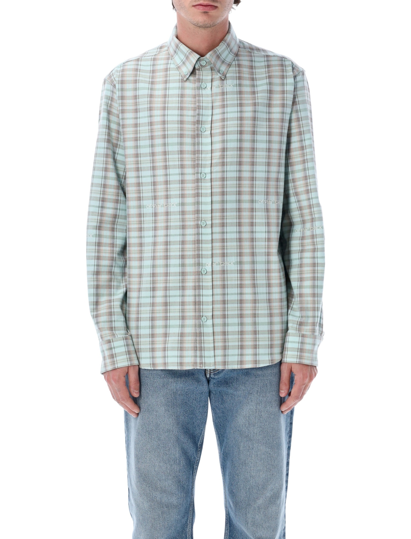 [Off-White] Shirts Long Sleeve SS26 OMGE04MS26FAB001330