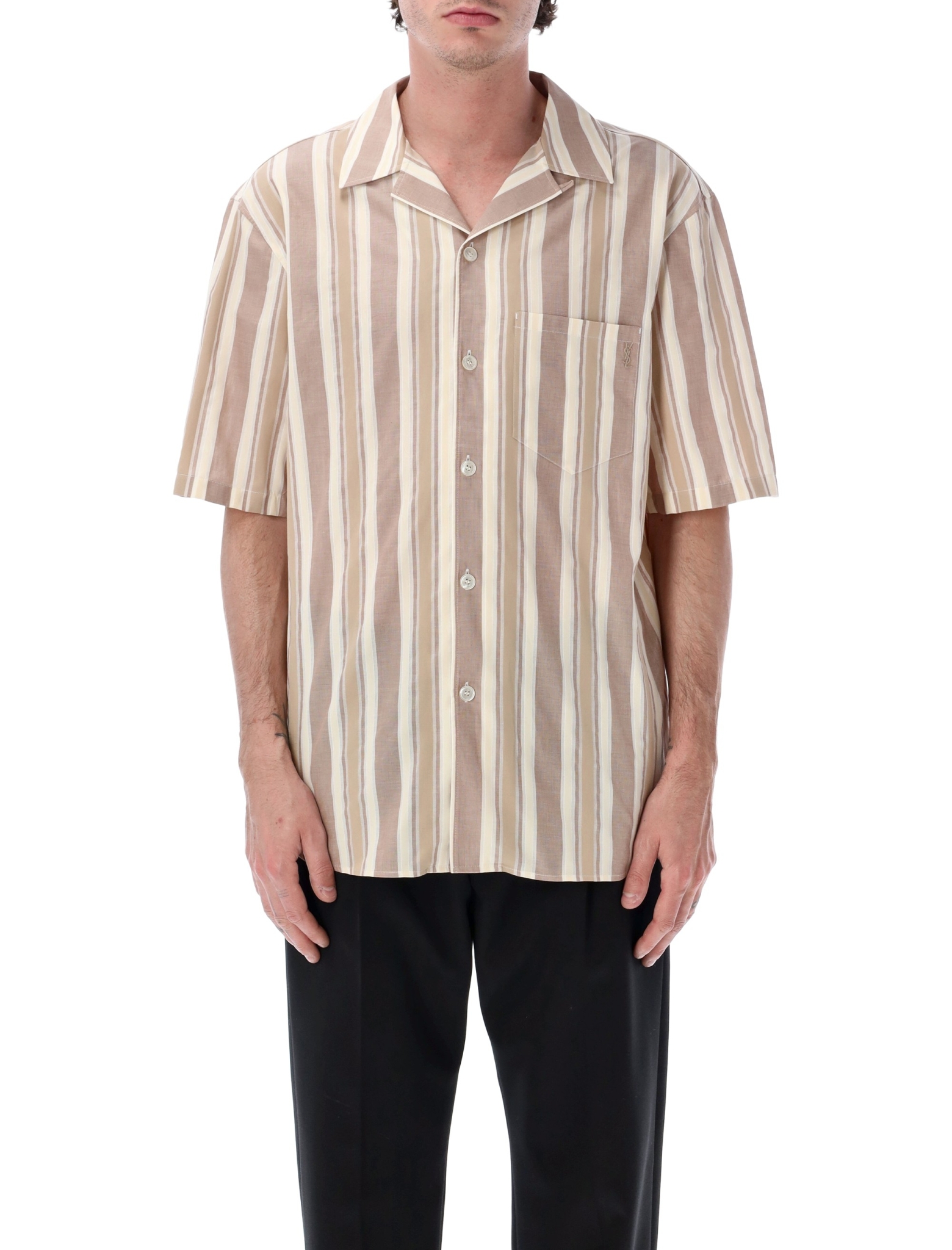 [Saint Laurent] Shirts Short Sleeve SS26 859775Y2N582726