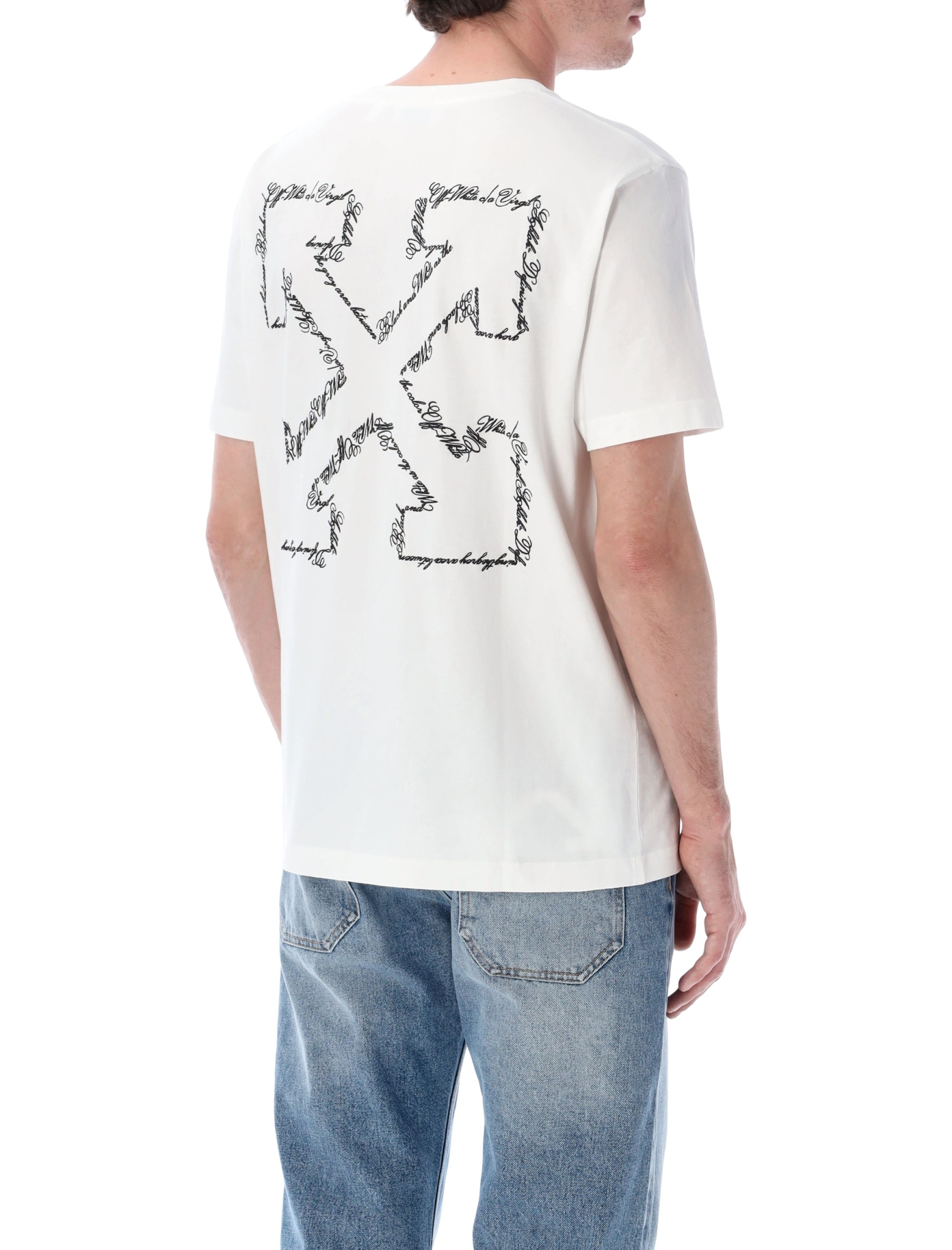 [Off-White] T-shirts Short Sleeve SS26 OMAA027S26JER0021000