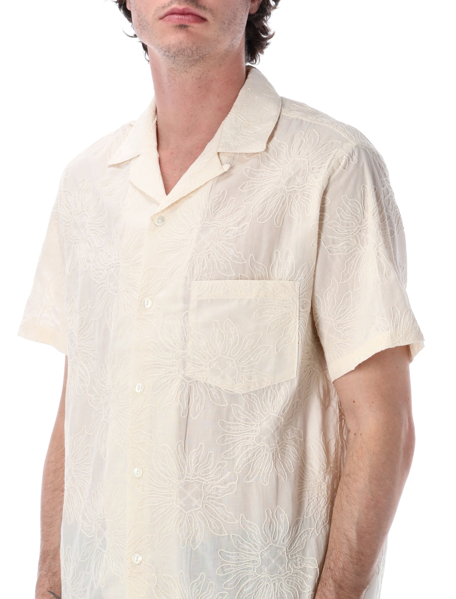 [PORTUGUESE FLANNEL] Shirts Short Sleeve SS26 DUKEWHITE