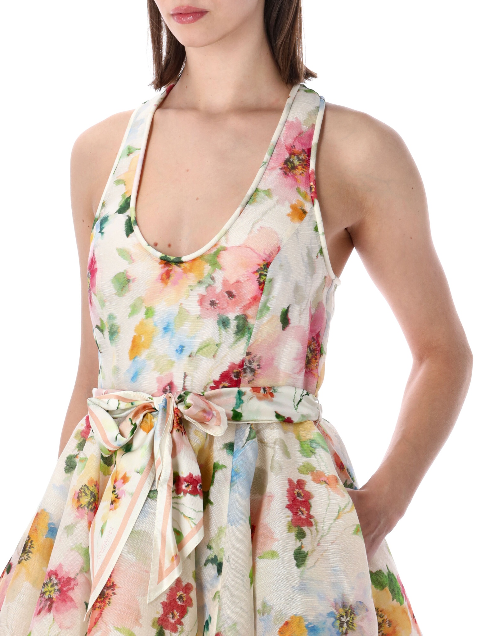 [Zimmermann] Sleeveless dress SS26 8181DS262NEPO