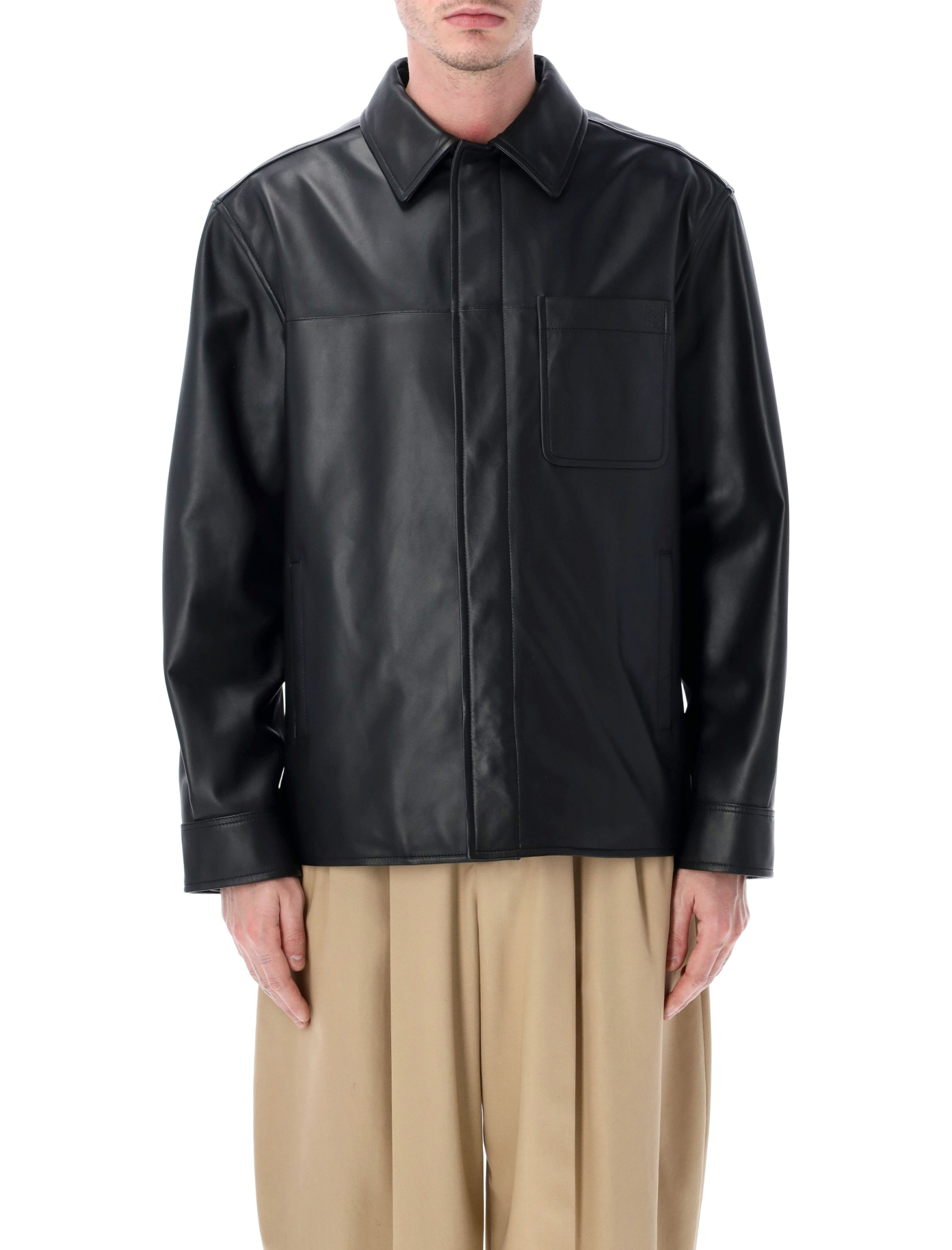 [Loewe] Leather Jacket SS26 H526Y31L521100