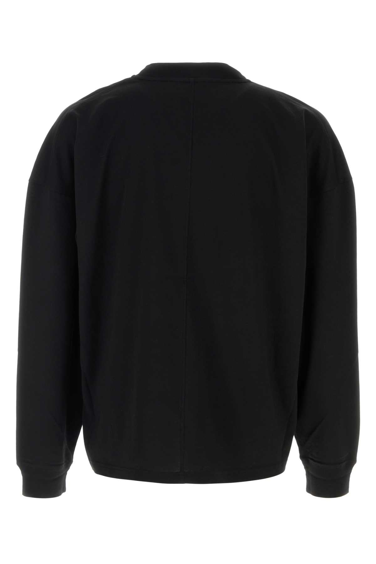 [THE ROW] T-shirts Long Sleeve FW26 612K767 BLK