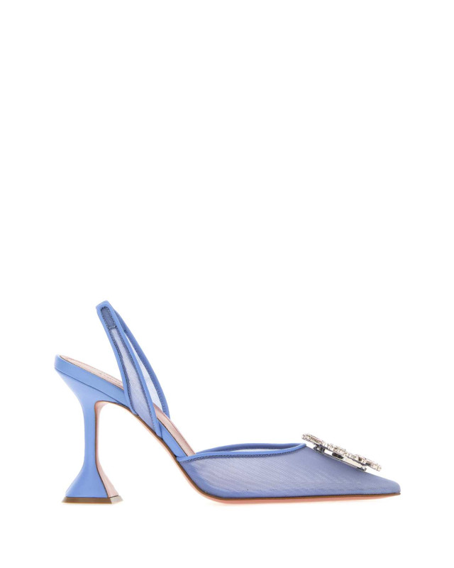 [Amina Muaddi] Pumps FW26 BEGUMMESHSLING95 BABYBLUE