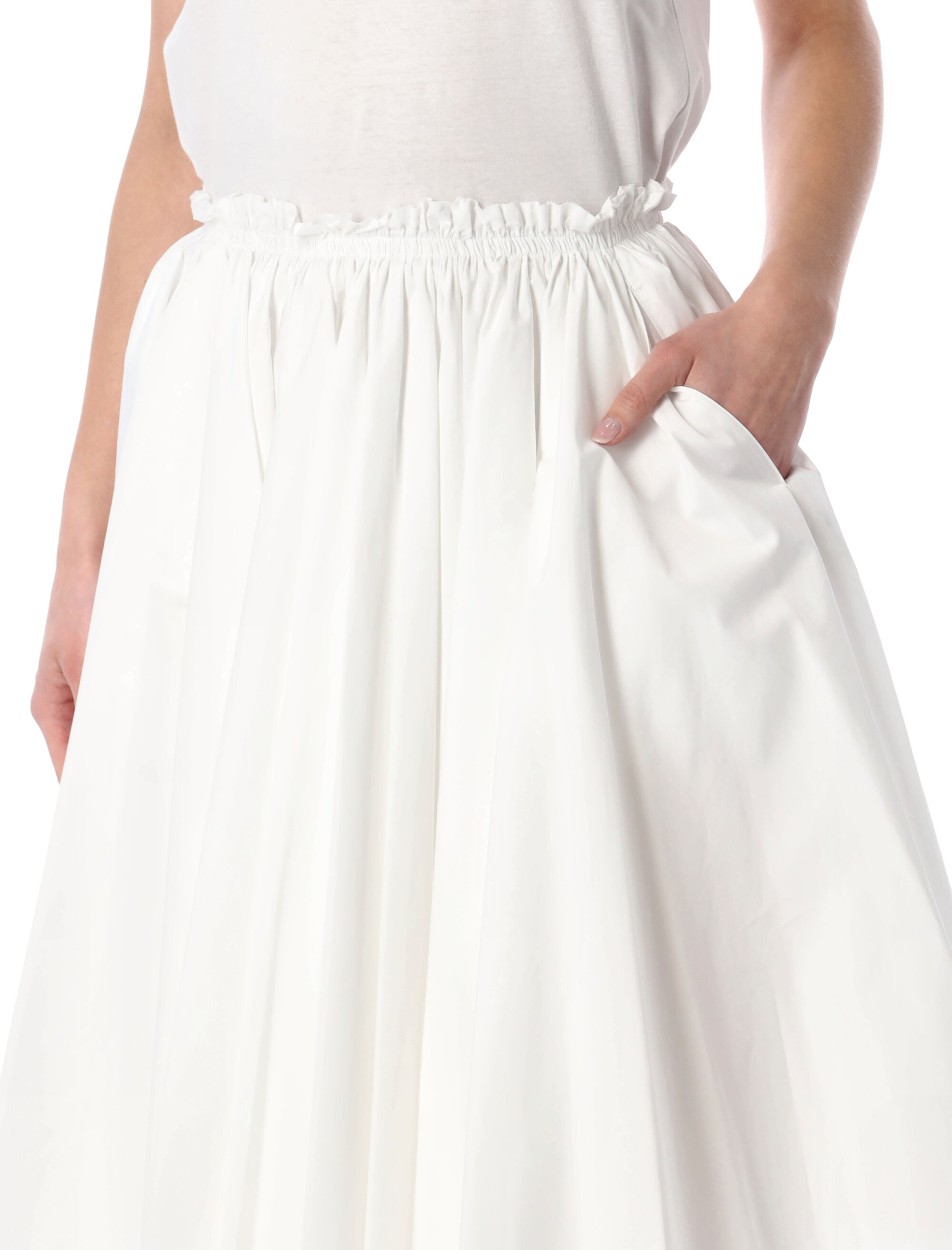 [Ami Paris] Midi skirt SS26 FSK444CO0063100