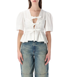 [GANNI] Shirts Short Sleeve SS26 W03096977151