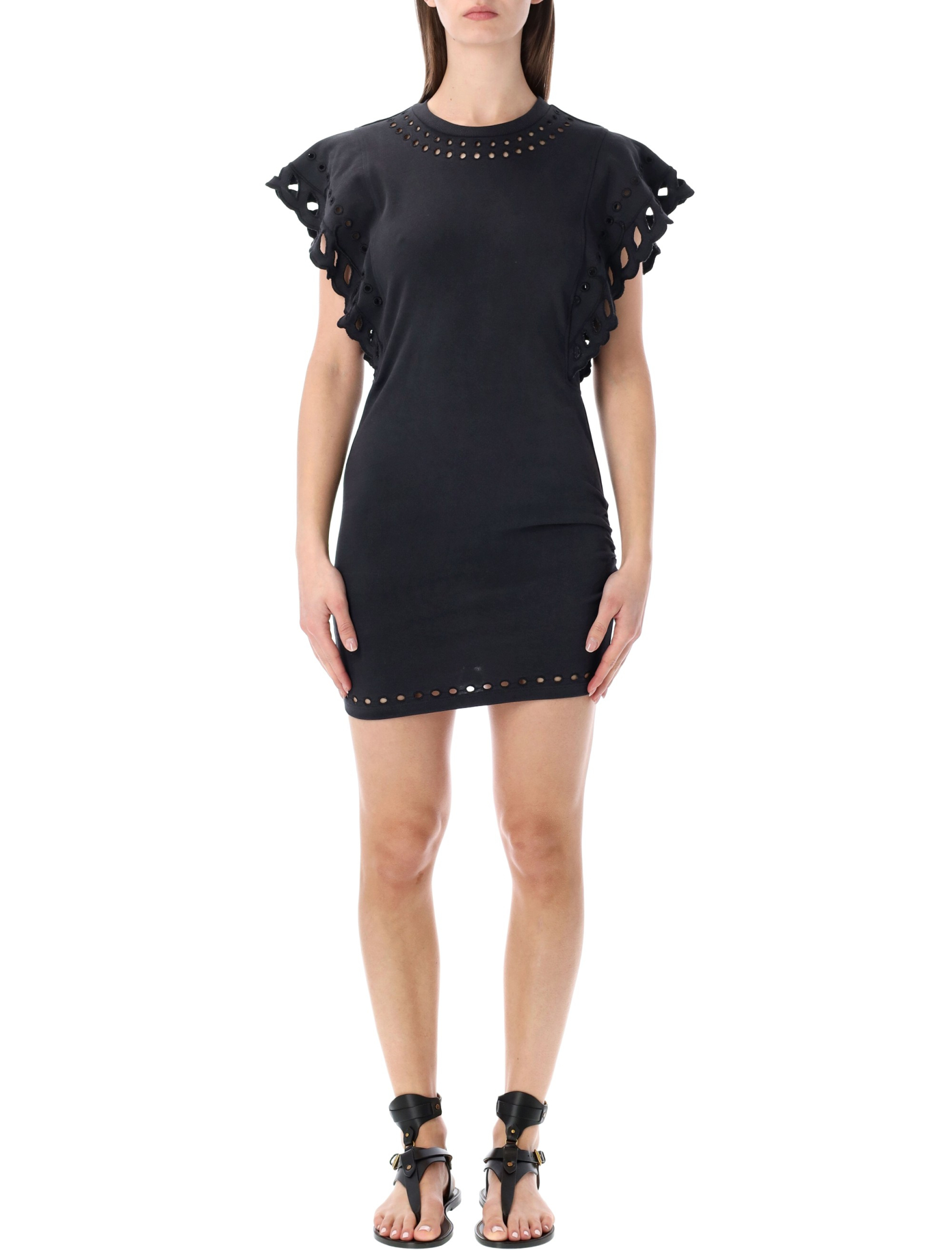 [Marant Etoile] Short sleeve dress SS26 RO1016FAD1N08E02FK