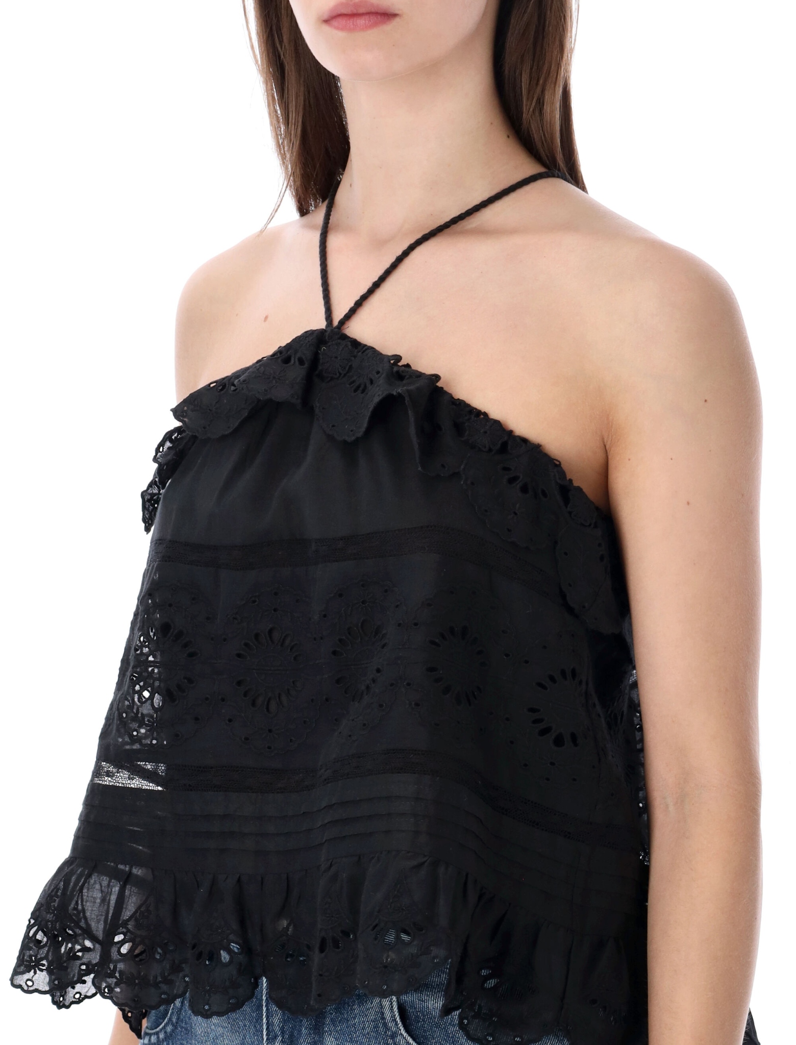 [Marant Etoile] Tank top SS26 HT0769FAD1J05E01BK