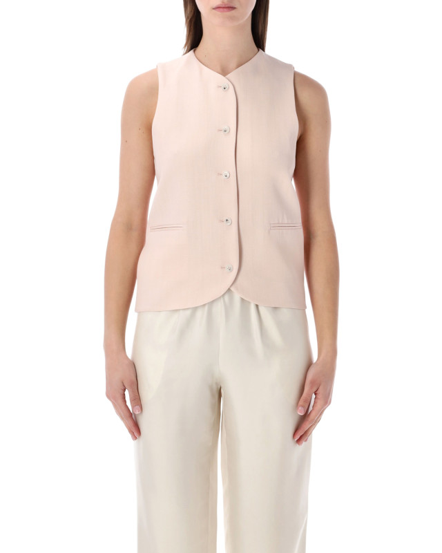 [LOULOU] Vest SS26 PACOLIGHT PINK