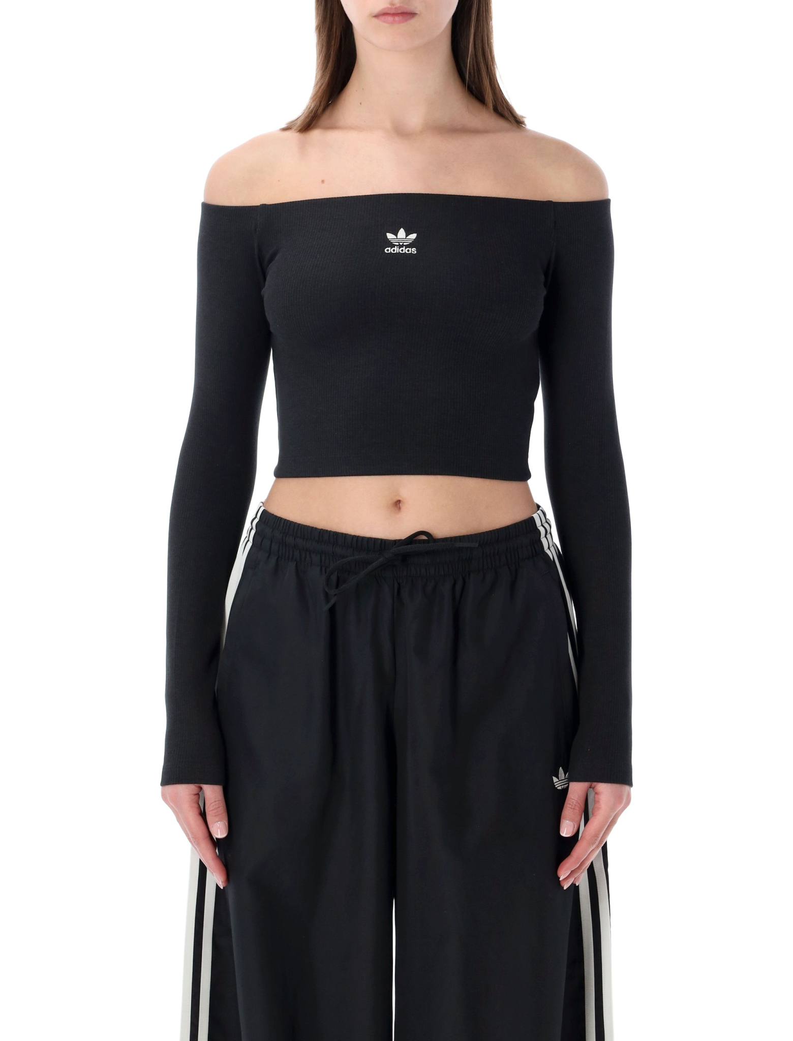 [ADIDAS ORIGINALS] T-shirts Long Sleeve SS26 KE3150BLACK