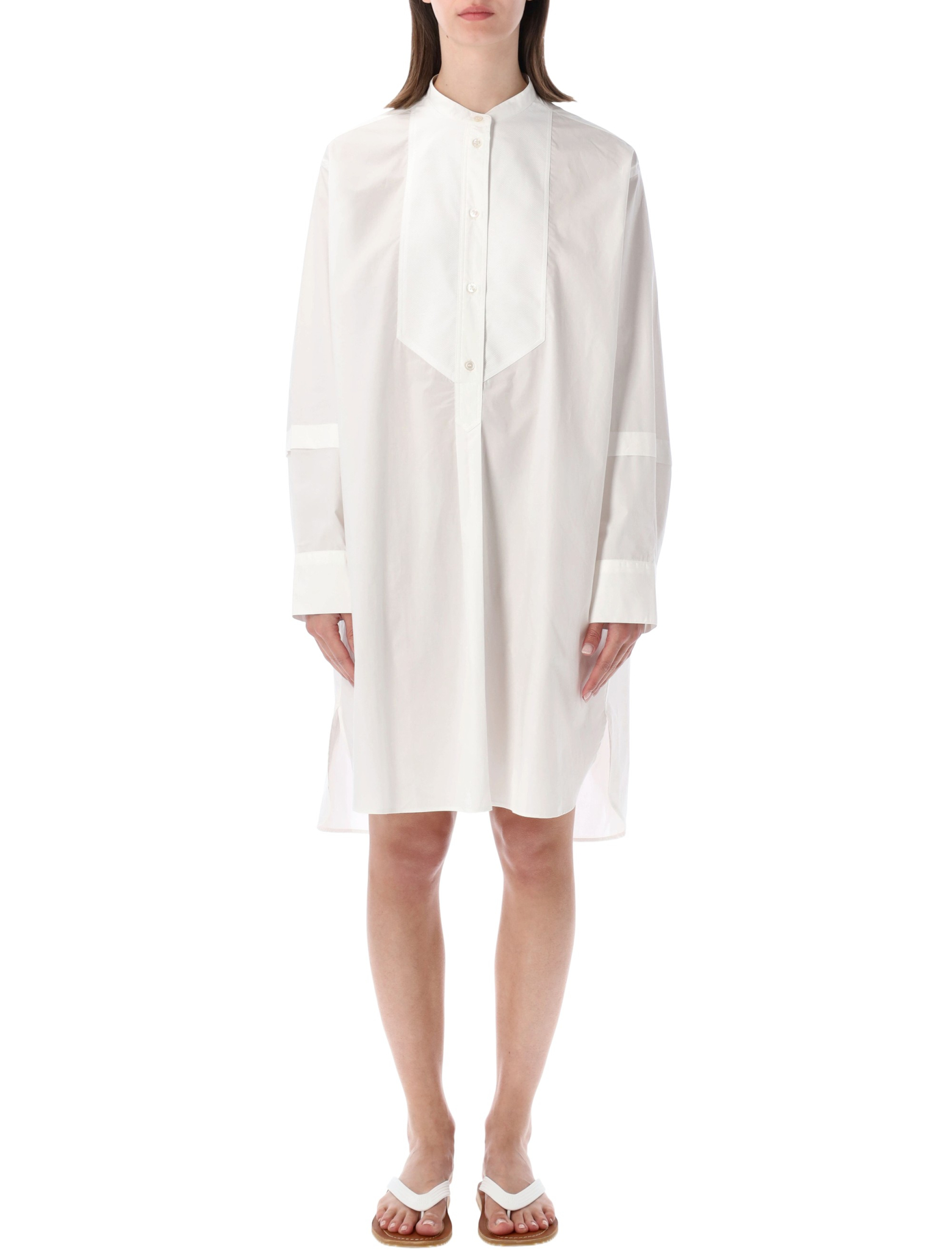 [Studio Nicholson] Long sleeve dress SS26 LALONSNW1764WHITE