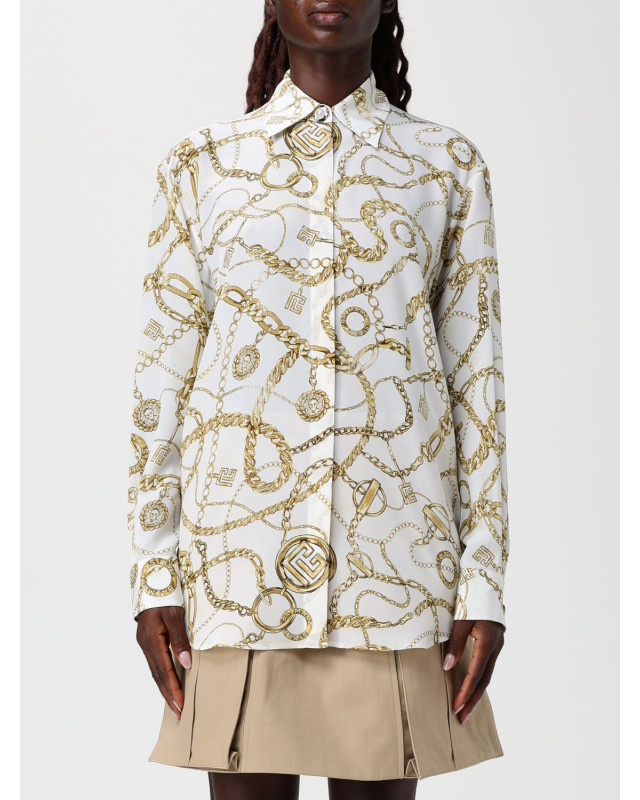 [Balmain] Shirts Long Sleeve FW25 FF1HS435SF00 GAD