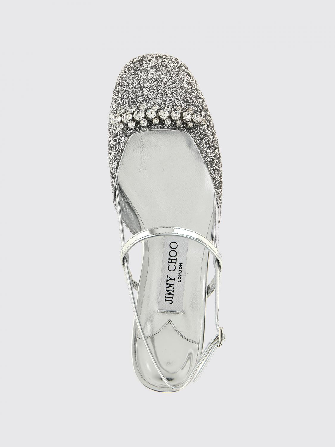 [Jimmy Choo] Flat shoes FW25 BELINDASBFLATJDP SILVER/SILVER