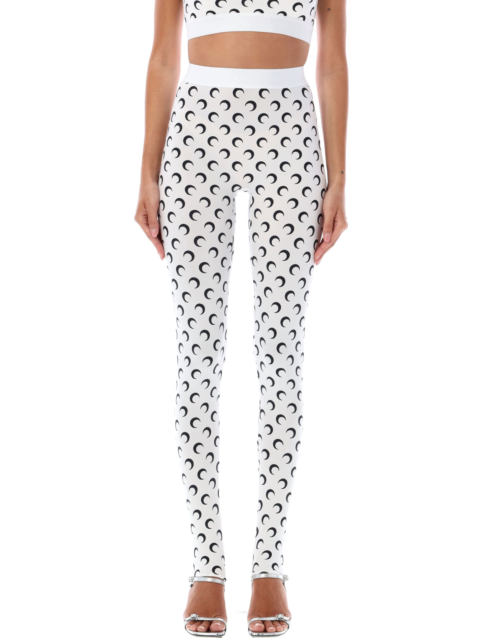 [MARINE SERRE] Leggings SS26 WPA111ACJER0001WH00
