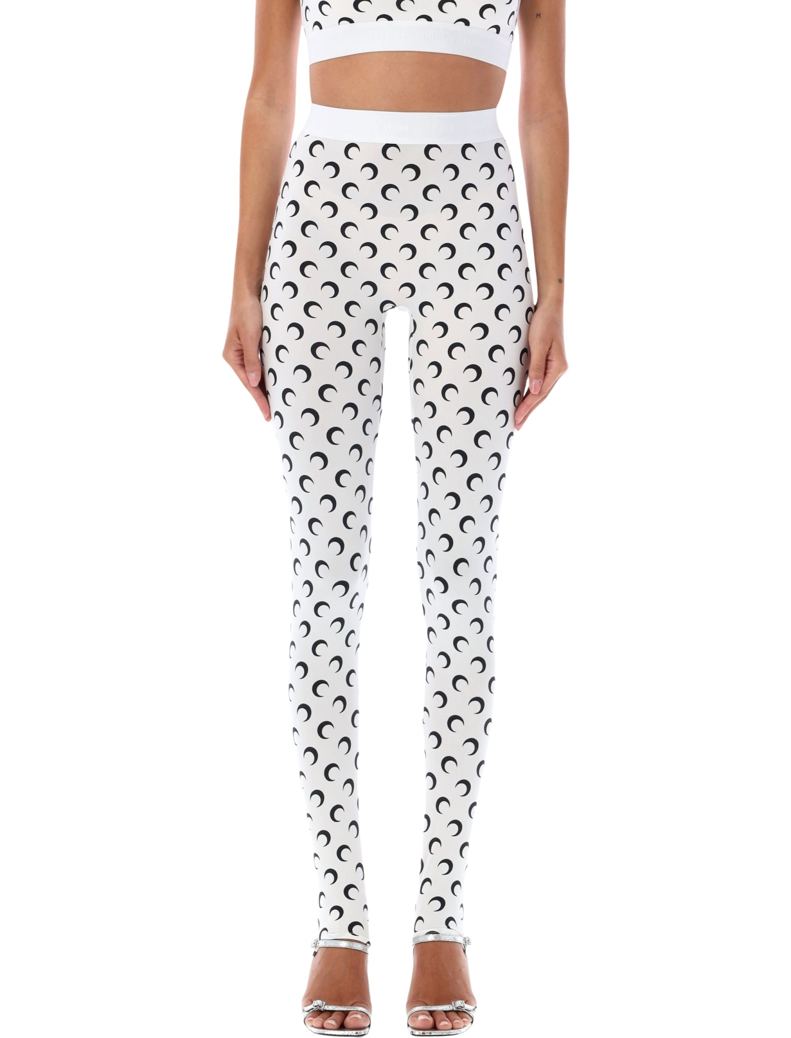 [MARINE SERRE] Leggings SS26 WPA111ACJER0001WH00