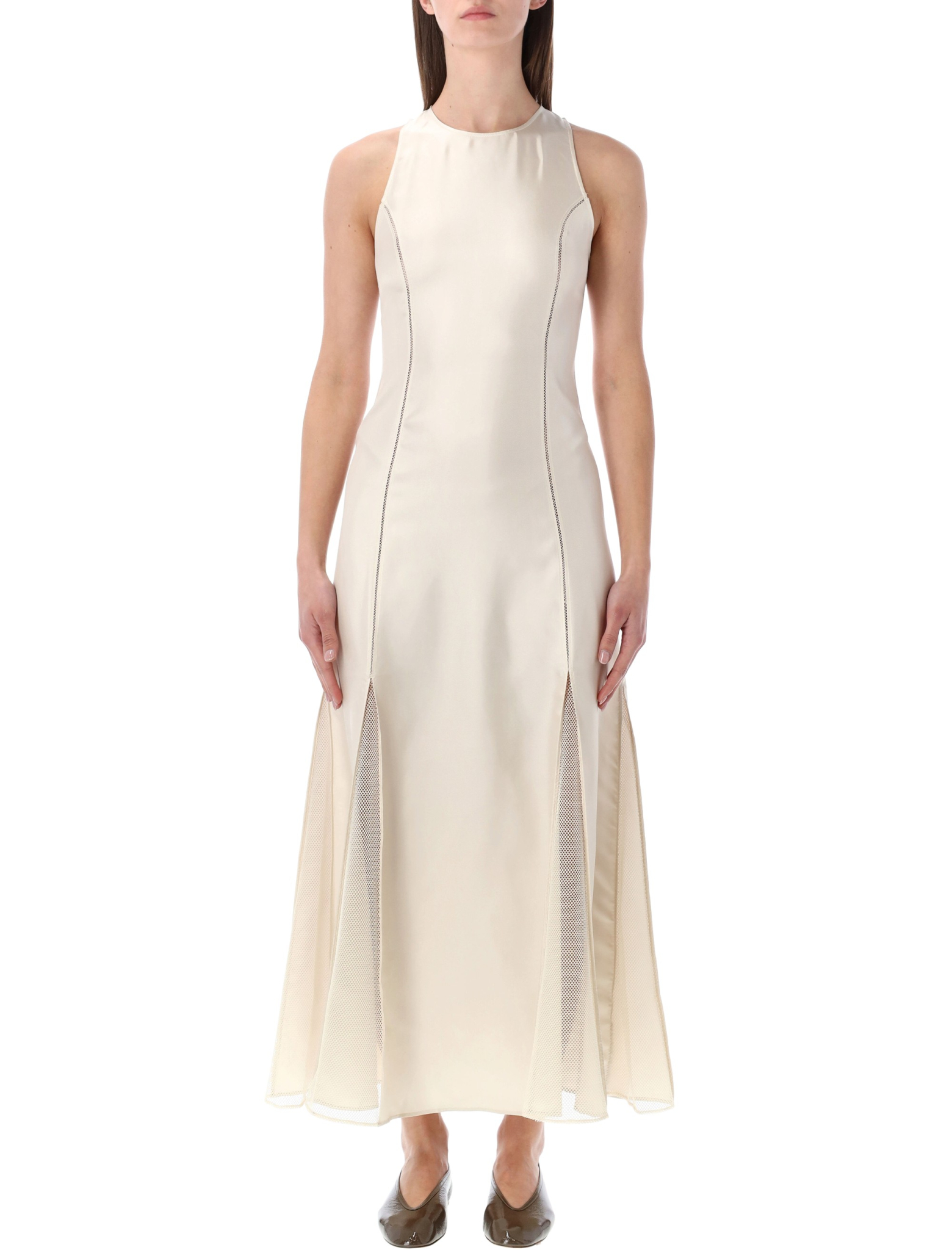 [LOULOU] Sleeveless dress SS26 IRAKAIVORY