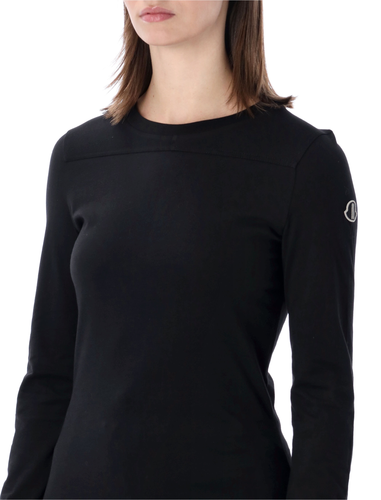 [Moncler X Rick Owens] T-shirts Long Sleeve SS26 MU01F8D0189AHD999