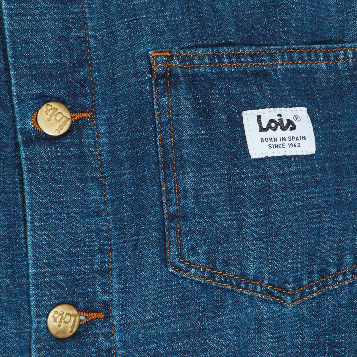 [LOIS JEANS] Denim Jacket SS26 35157917LINEN CROSS STONE