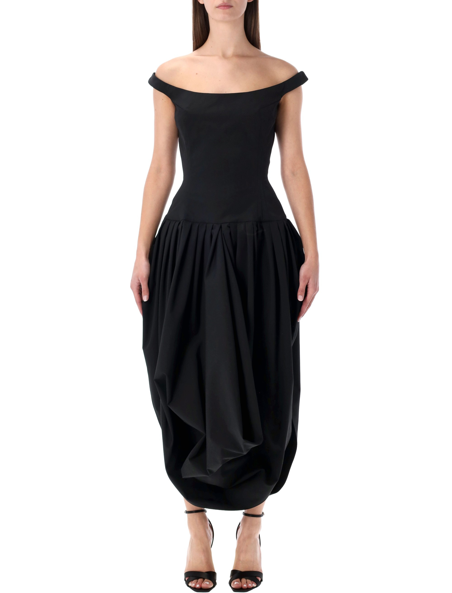 [MAGDA BUTRYM] Sleeveless dress SS26 258426BLACK