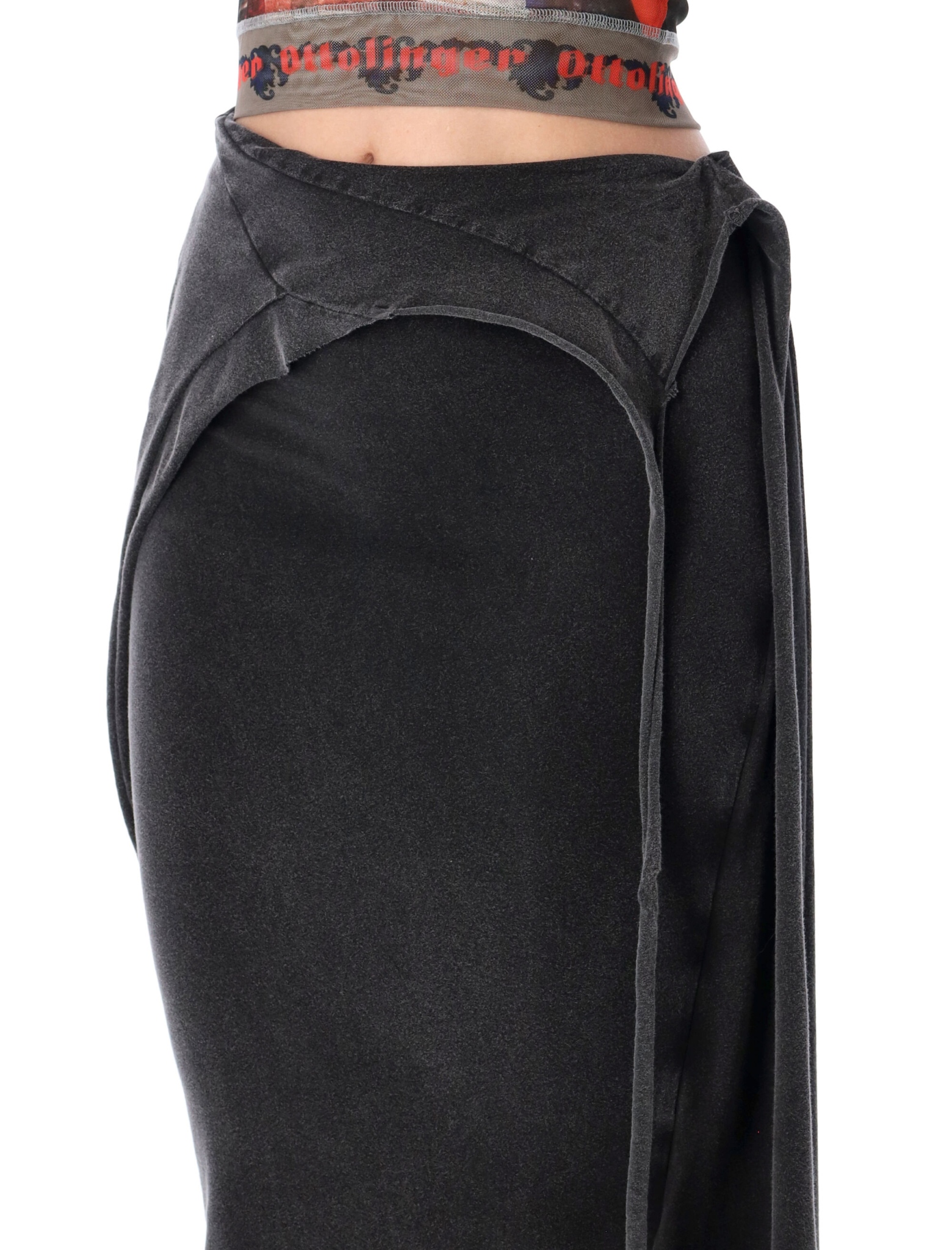 [Ottolinger] Long skirt SS26 11530261501BLK