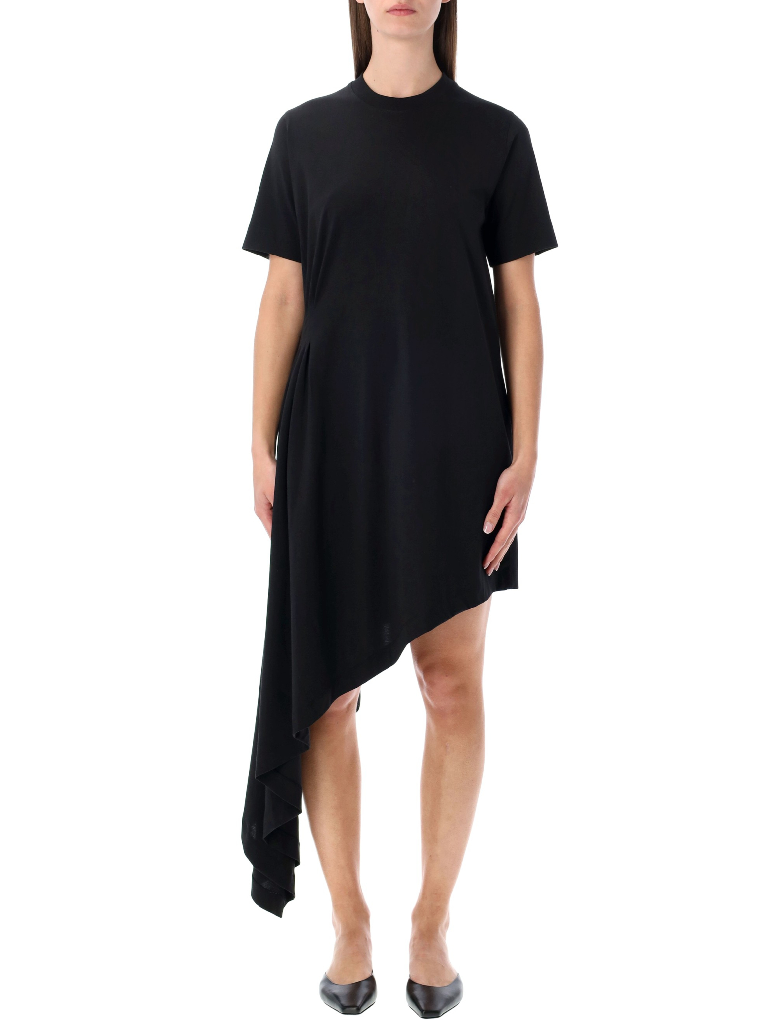 [LOULOU] Short sleeve dress SS26 IGARIBLACK