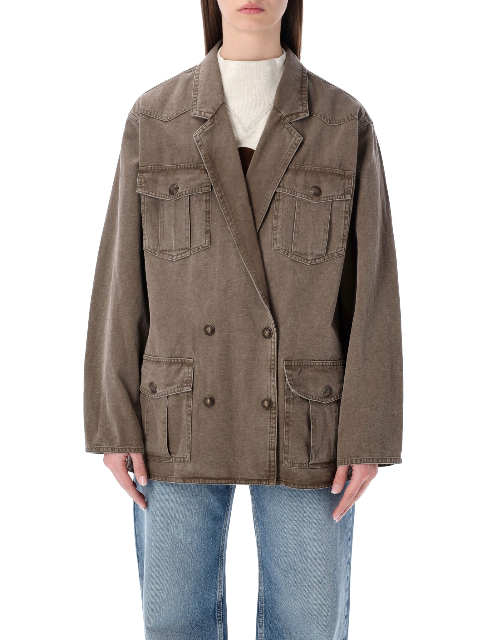 [Marant Etoile] Coat SS26 VE0625FAD1G04E50DZ