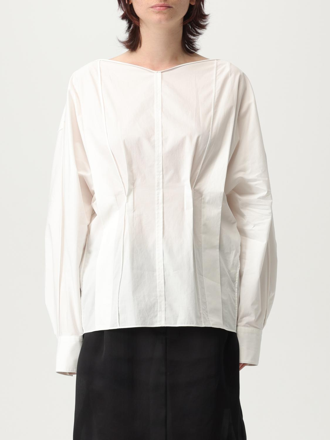 [KHAITE] T-shirts Long Sleeve FW25 2373148 100