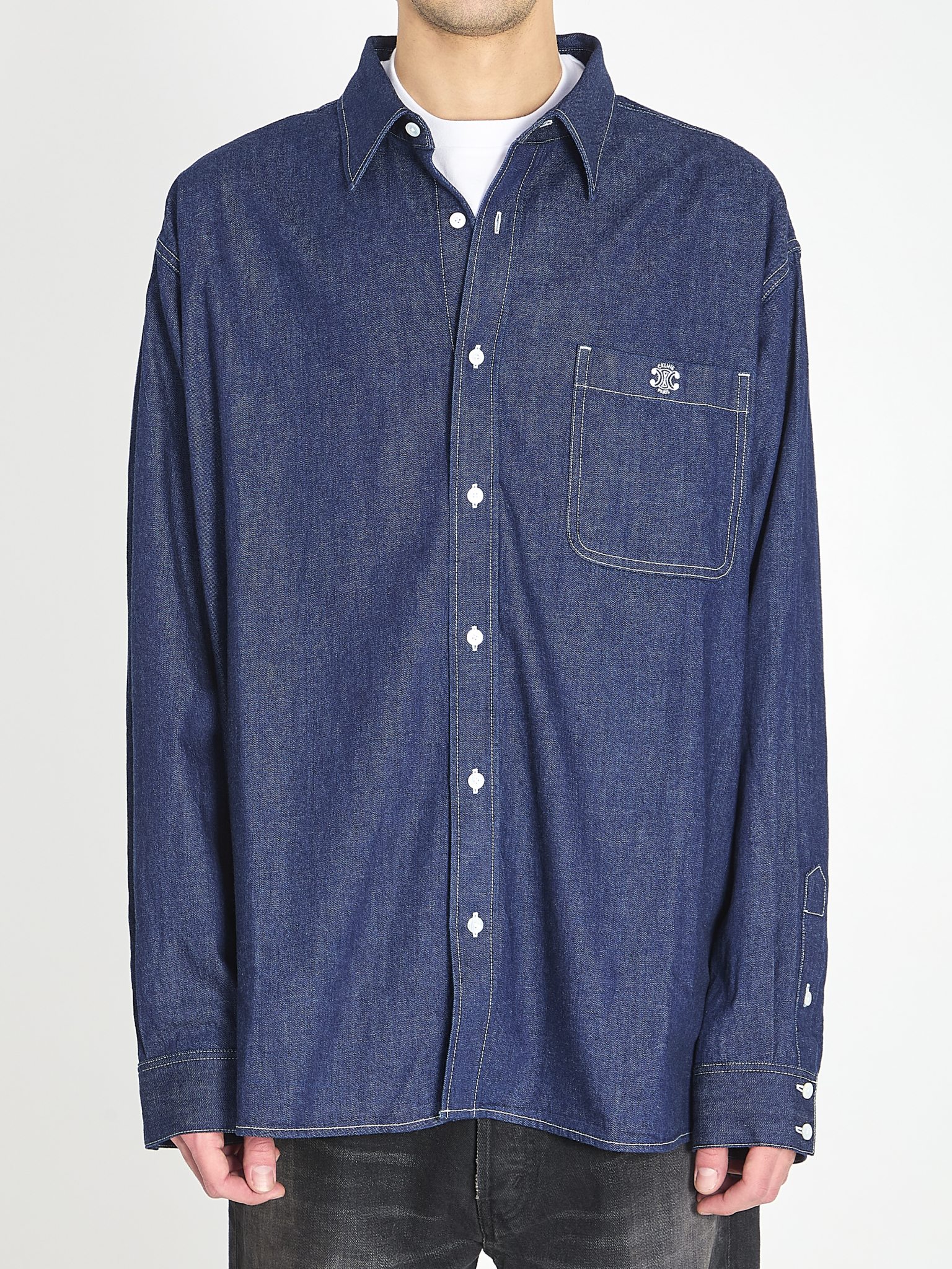 [Celine] Shirts Long Sleeve FW26 RC0BE3241__GGG3