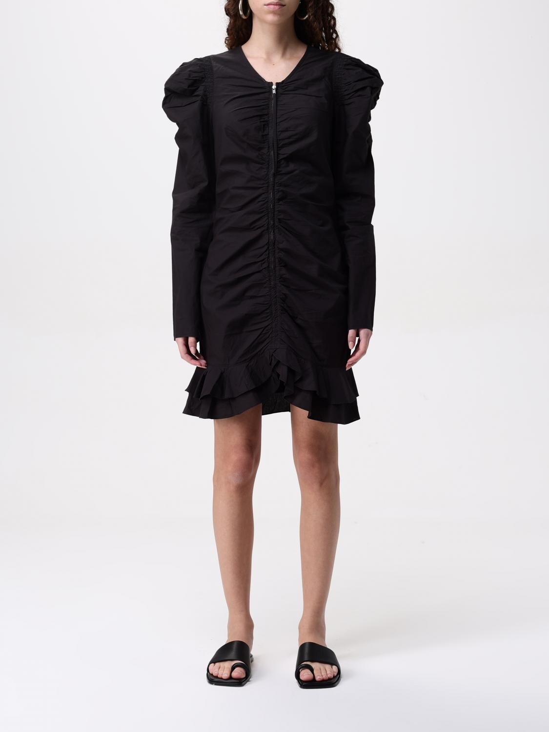 [Isabel Marant Etoile] Long sleeve dress FW25 RO0685FAC1J06E 01BK