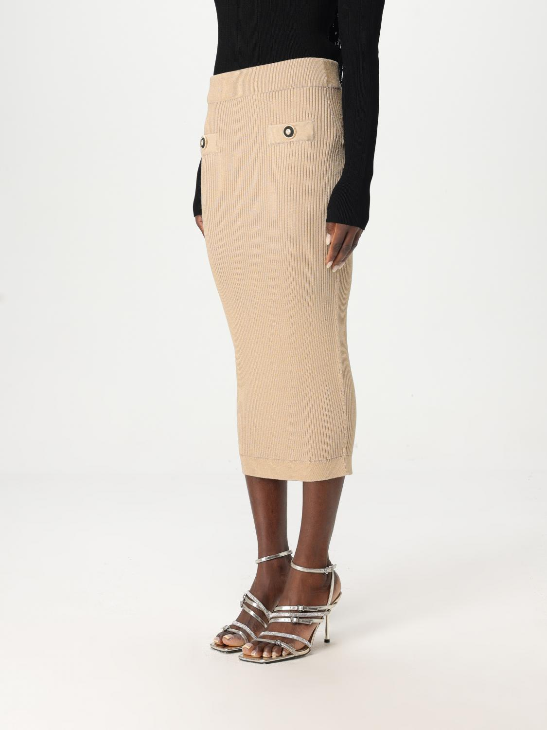 [Balmain] Midi skirt FW25 EF1LD022KI10 0DC