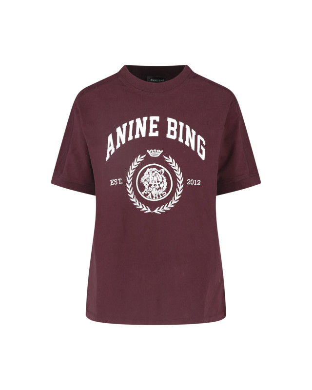 [Anine Bing] T-shirts Short Sleeve FW26 A 08 12695 BGN28FIG