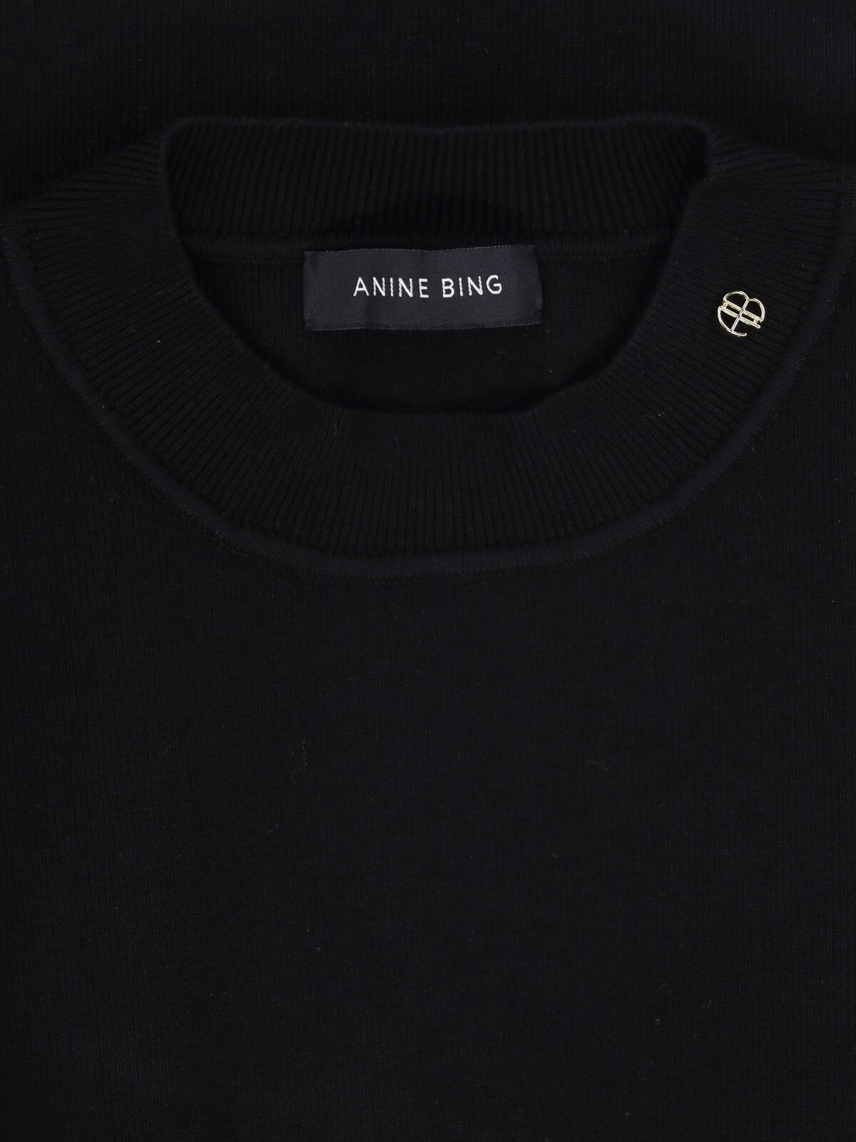 [Anine Bing] Long sleeve dress FW26 A 02 12718 BLK26BLACK