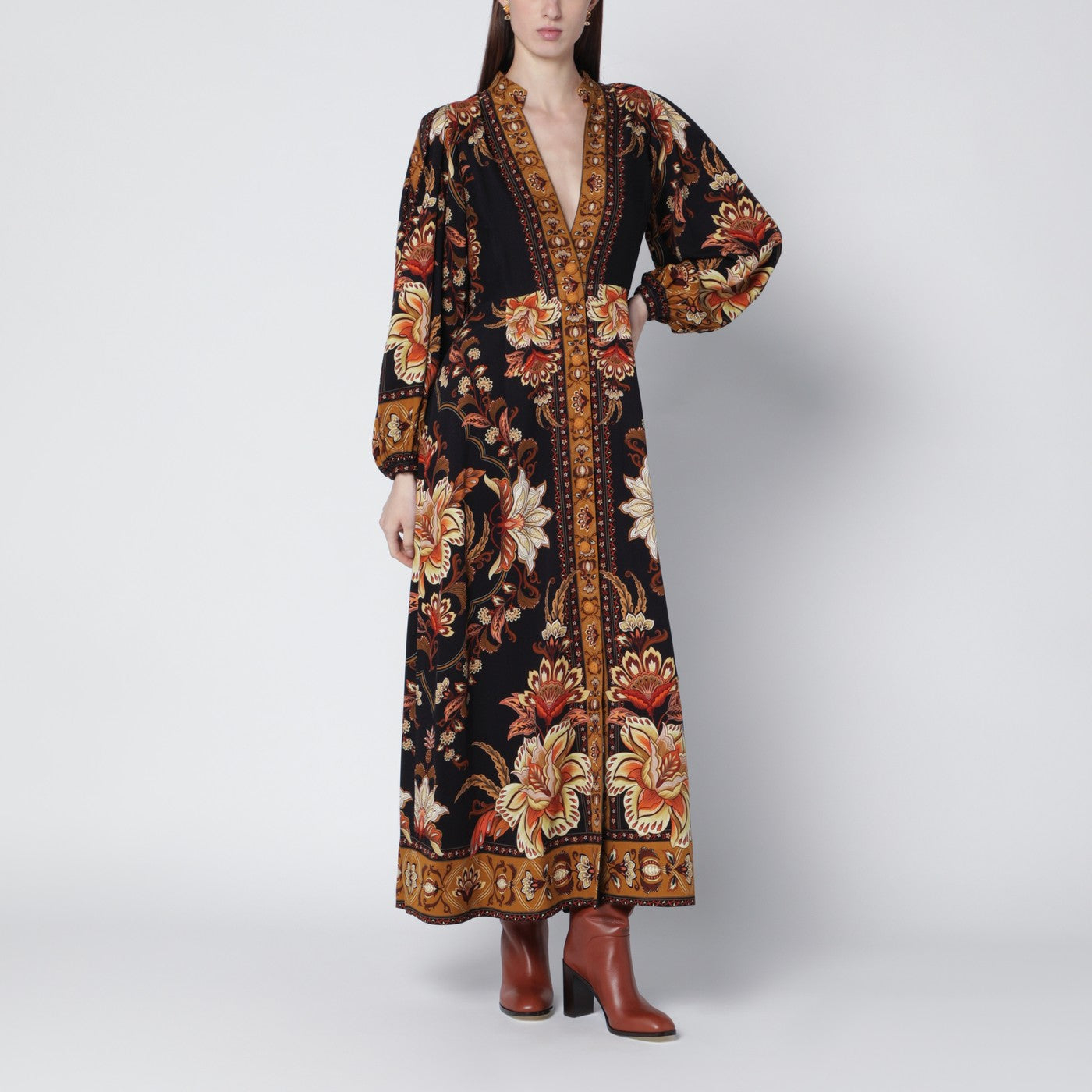 [Farm Rio] Long sleeve dress SS26 344143CO