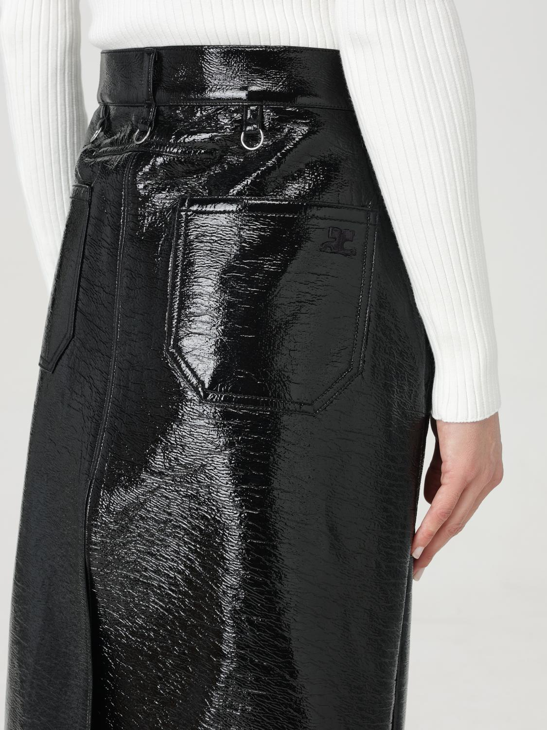 [Courreges] Midi skirt FW25 124CJU155VY0014 9999