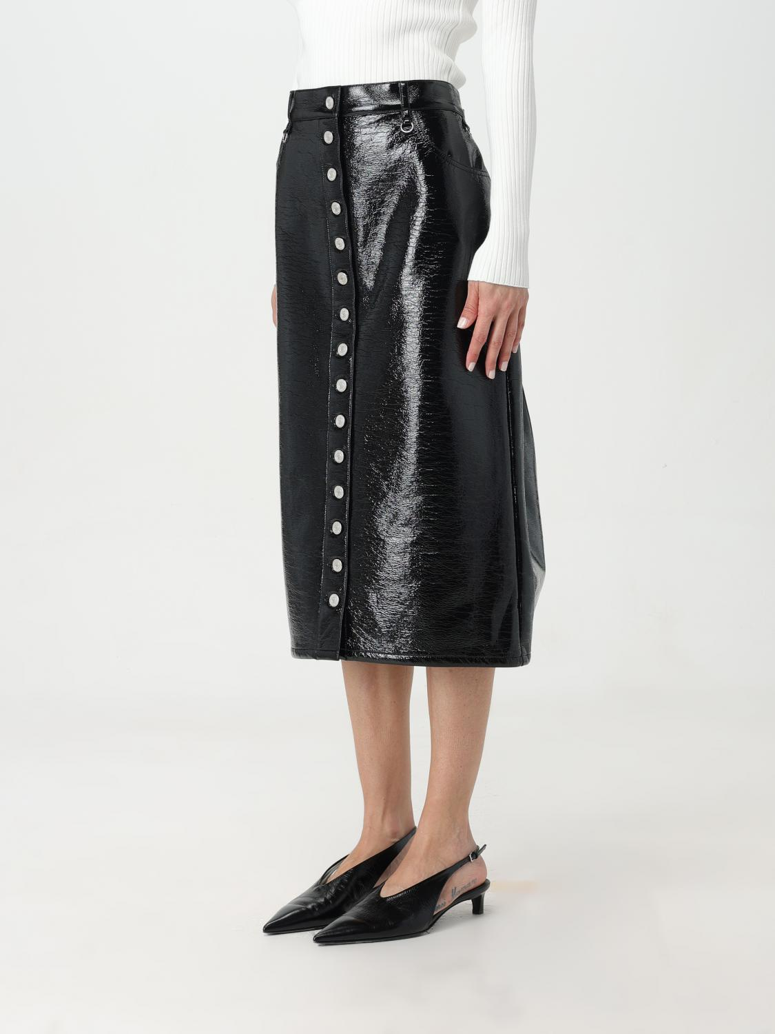 [Courreges] Midi skirt FW25 124CJU155VY0014 9999