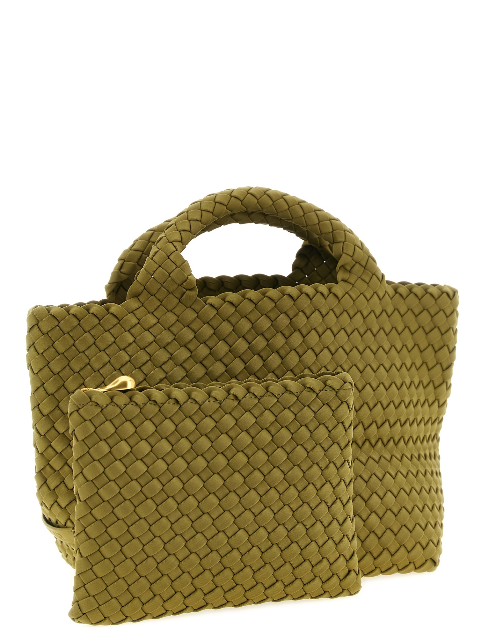 [NAGHEDI] Tote bag FW26 SN03012LDBOTTLEGREEN